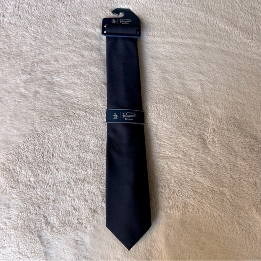 NWT Original Penguin navy blue tie